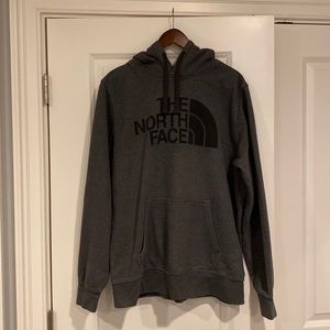 The North Face heather gray hoodie